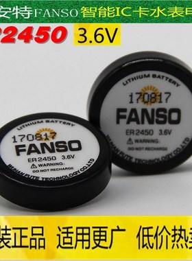 孚安特 汽车胎压监测仪电池 税控盘电池 孚安特ER2450 3.6V 2焊脚