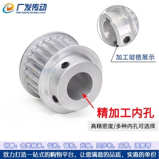 BF型小台阶 S5M同步轮 槽宽16 凸台阶同步轮皮带轮 S5M28齿28T