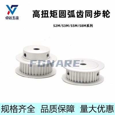 高扭矩圆弧齿同步带轮HTPA18 20 22 25 26 28 30 36S8M250-A B-N