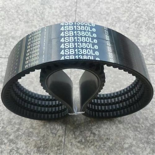 三角带W1000黑一齿4SB1380Le新农发3行玉米收割机氯丁胶皮带芳纶