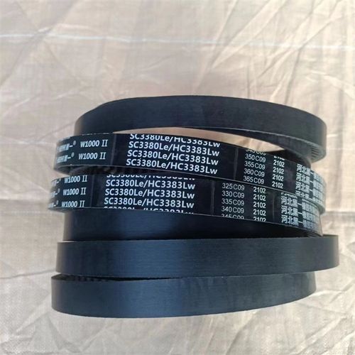 三角带W1000黑一齿SC3380Le/HC3383Lw久保田沃得收割机绞龙皮带