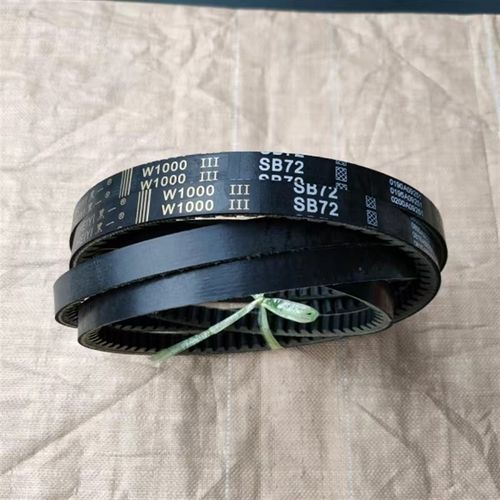 三角带黑一齿W1000SB72-2条久保田南充富牌收割机皮带氯丁芳纶