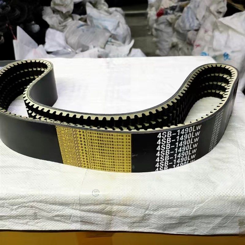 三角带中良金标齿带4SB1490LW沃得锐龙收割机脱粒皮带氯丁胶芳纶