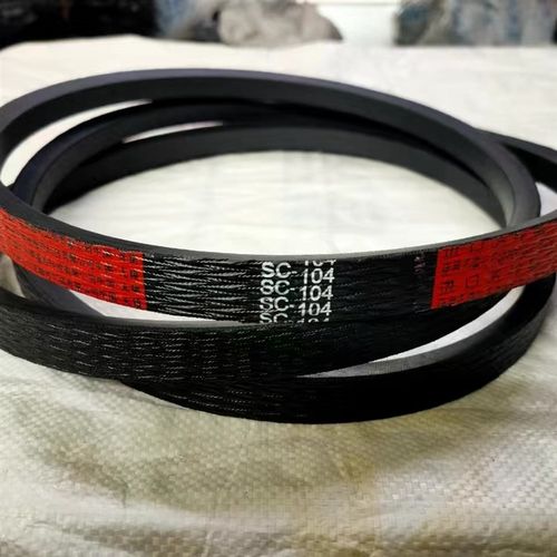 三角带中良红标SC104沃得福田东风收割机绞龙皮带氯丁胶芳纶线绳