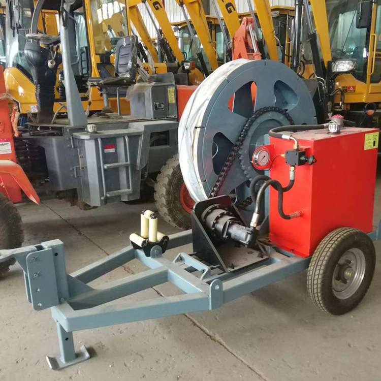 线缆铺设液压收放线机 输变电线路双线张力机 高压线路张牵机