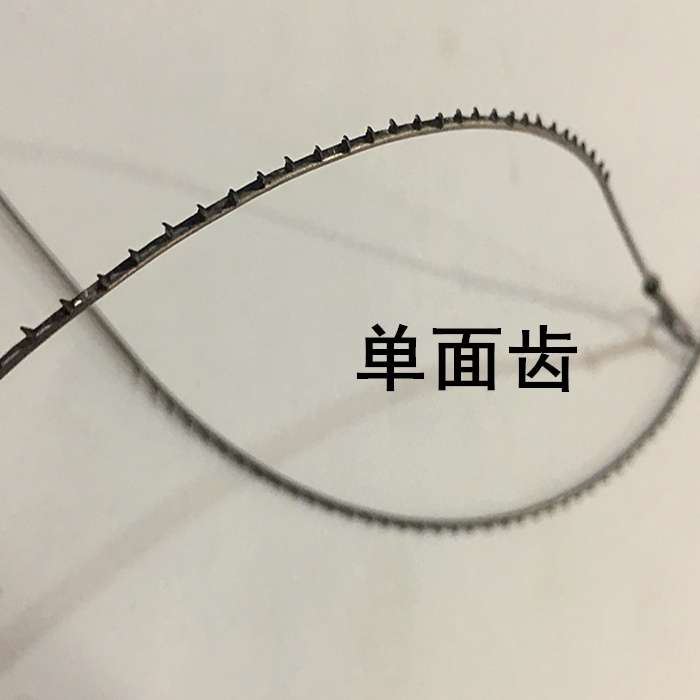 1000根 创锋钢丝锯条拉花锯条单面齿四面螺旋齿万用齿倒齿锯条