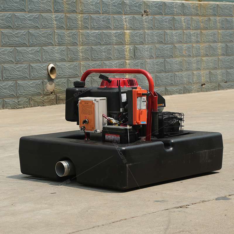 电动遥控抽水泵高压游艇泵抗洪抢险小型浮艇泵自吸式排污泵