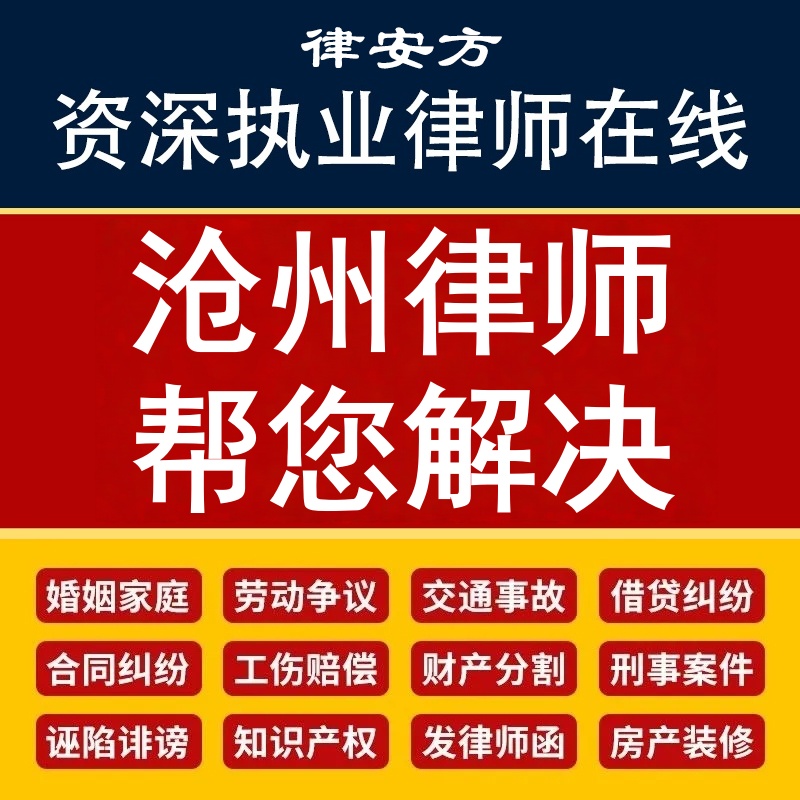 沧州离婚律师代写协议诉状企业公司合同审核网上起诉立案欠钱不还