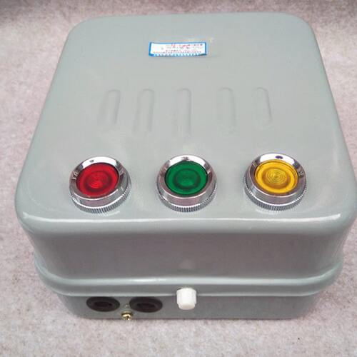 电动机启动器 QC12-3/NH 磁力启动器可逆 正反转20A (带3个按钮)