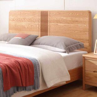 FAS级北美红橡木实木床1.2米单人床一五八135CM宽青少年2.2米大床