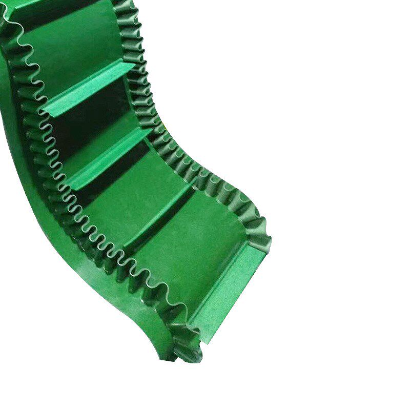 防滑耐磨pvc人字花纹输送带 平斜面环形输送带尼龙橡胶传动带