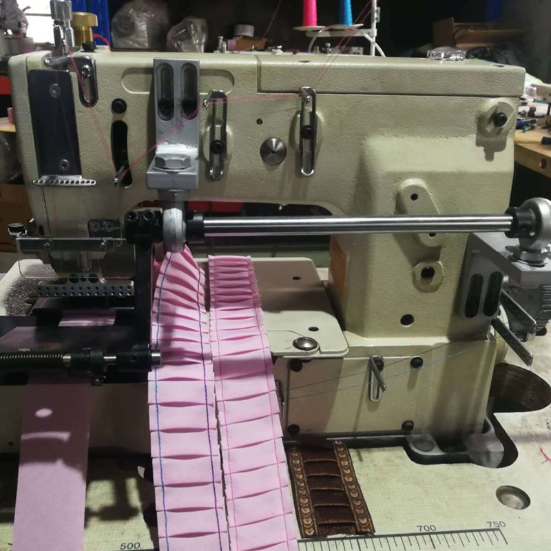 单针打褶机 双针打褶机 14种花样打皱机 花边机褶皱机厂家直销