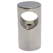 通孔栏杆驼子支架22 25mm 镜面抛光316不锈钢船用盲孔坨子支架