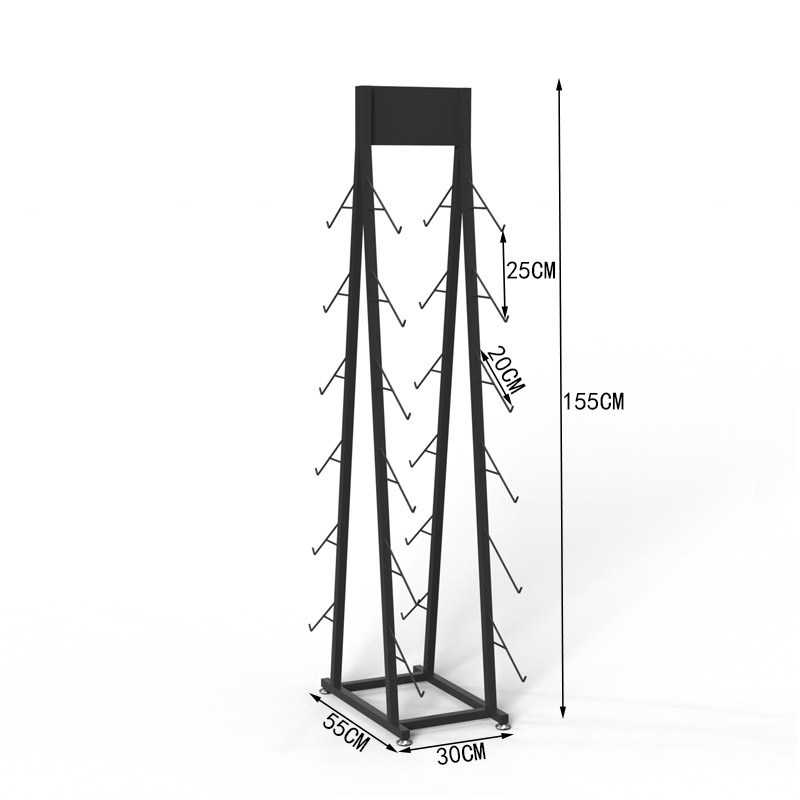 双翘滑板挂架长板陆地冲浪板承重挂放架多层铁艺收纳陈列展示架子