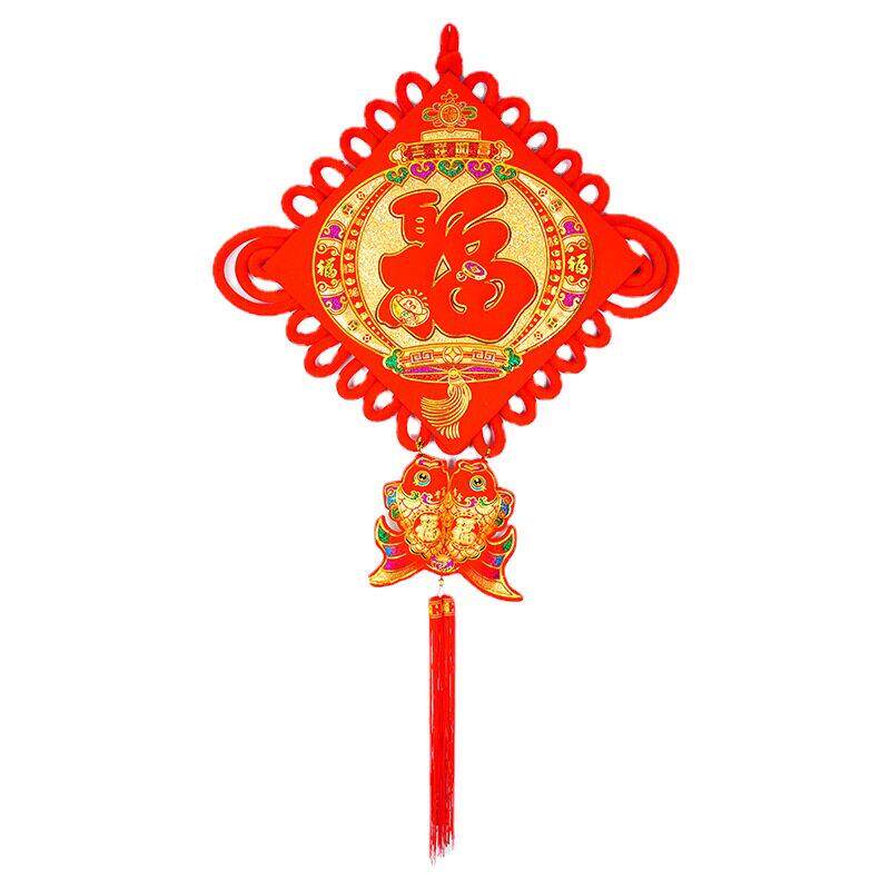 厂家新款新年中国结挂件福字春节中国结板结年货中国结大小号