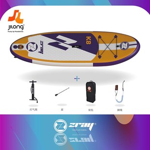 JILON新款K8儿童冲充气桨板海上冲浪板SUP桨板PVC水上儿童板 Kid