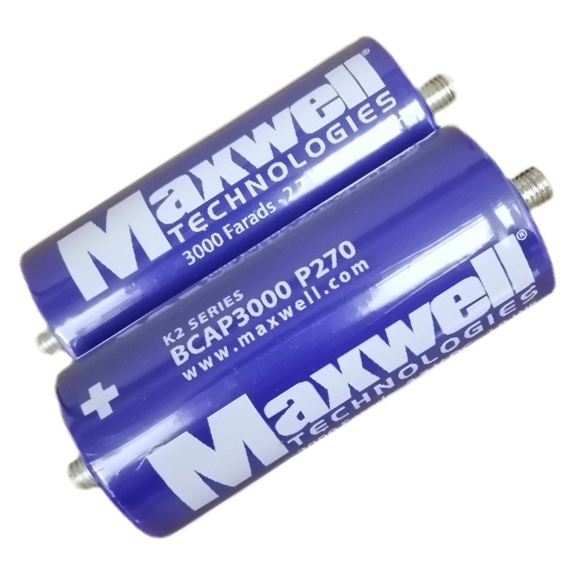 超级法拉汽车电容器2.7V3000F 体积60*138mm 3000F/2.7V串联16V