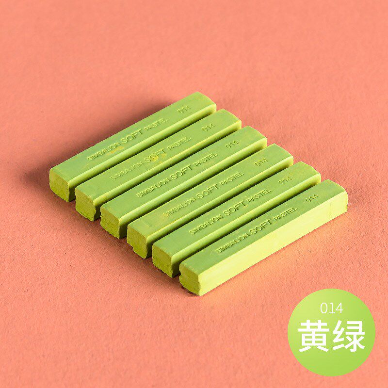 台湾雄狮色粉笔单色粉彩棒美术绘画上色彩妆色粉60色单支补充装