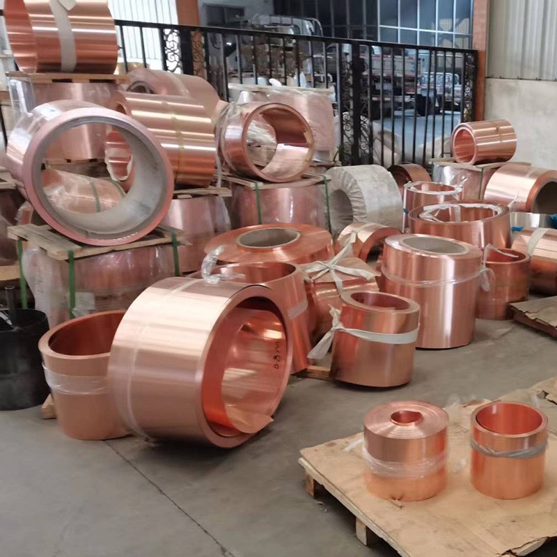 铜箔 紫铜箔 铜带 铜皮 0.01-0.03-0.05-0.1-0.3-0.5材质T2纯铜