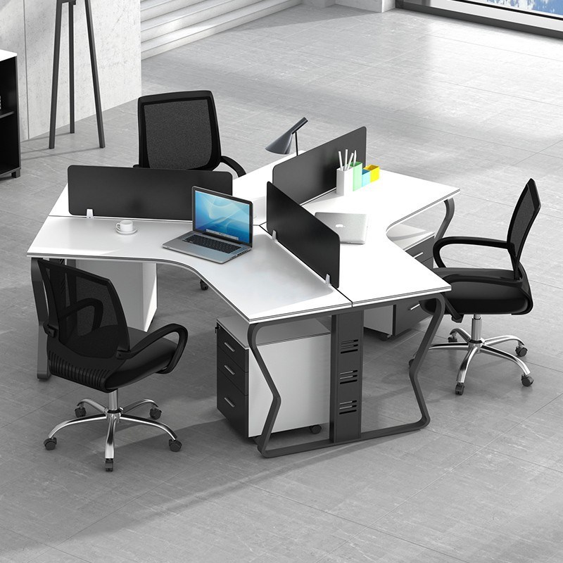 办公桌简约屏风办公卡位职员桌椅组合3/5/6/7/8/10多人位隔断卡座