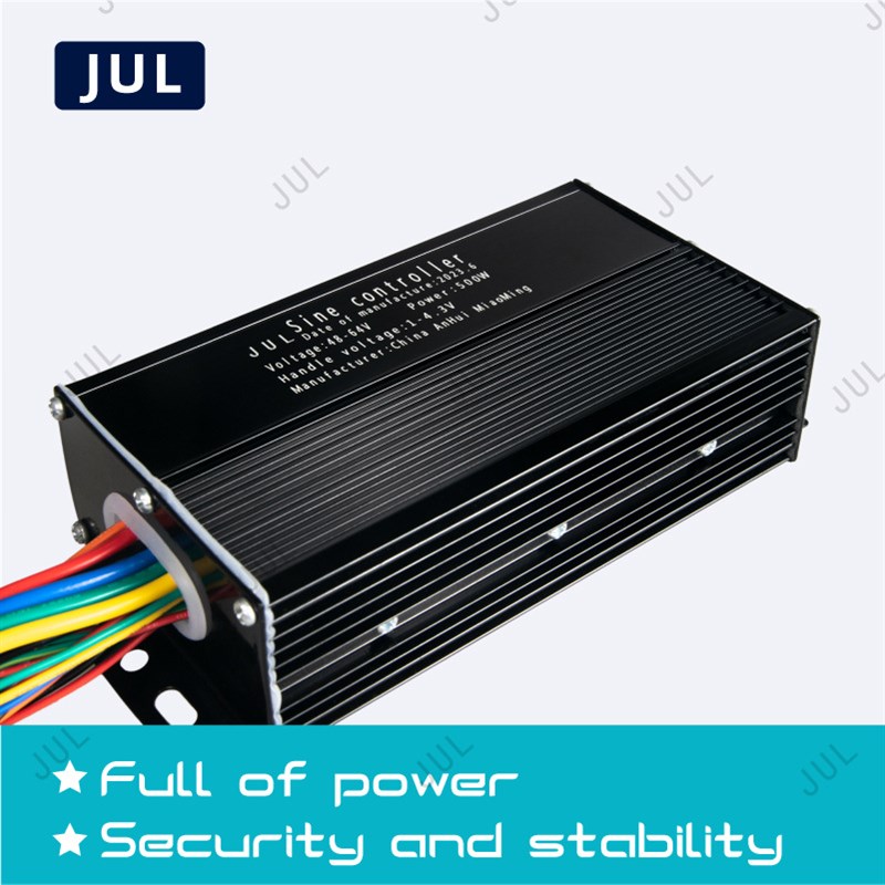 跨境厂家现货黑金三模正弦波静音电动车控制器36V48V60V72V通用