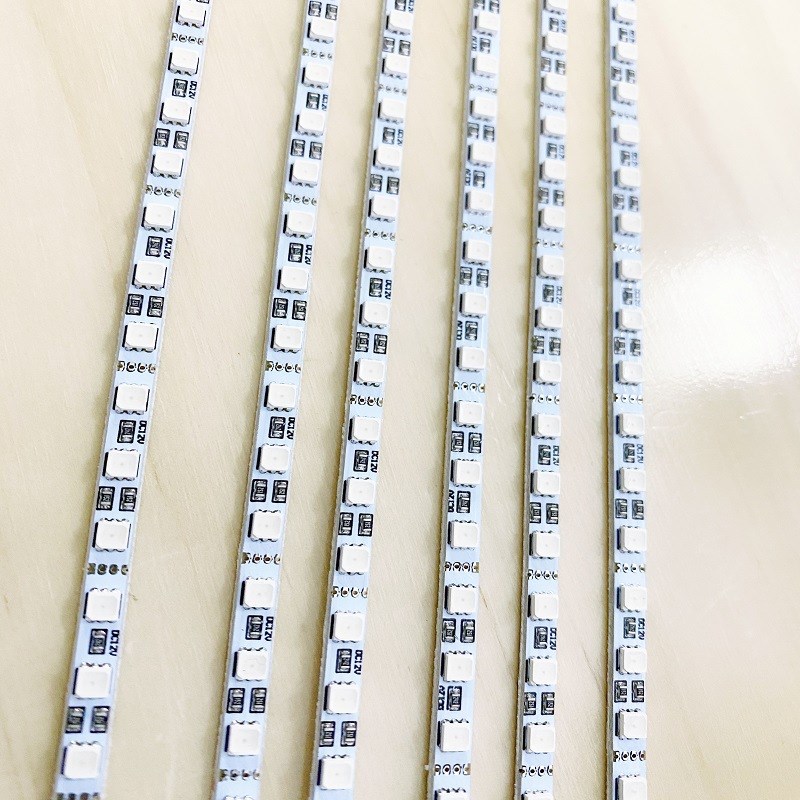 2020款2835硬灯带4mm宽RGB12V55cm66灯高亮窄板背光汽车内饰光源