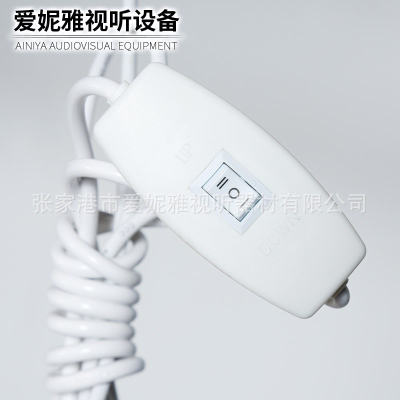 教室会议室电动幕100寸16:9幕布 白塑玻纤舞台幕布厂家可定 制