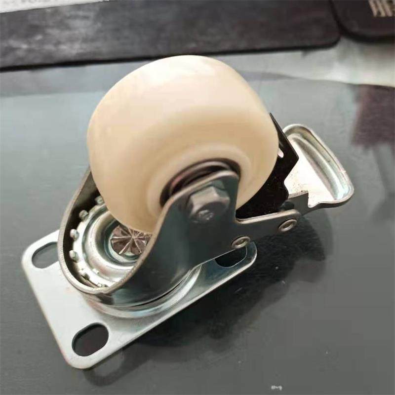 万向轮轮子2寸白色尼龙轮PP脚轮家具滑轮平板万向带刹车轱辘滚轮,橡塑材料及制品,塑料盒/塑料箱/塑料柜,淘宝优惠券,粉丝福利购,淘宝优惠卷