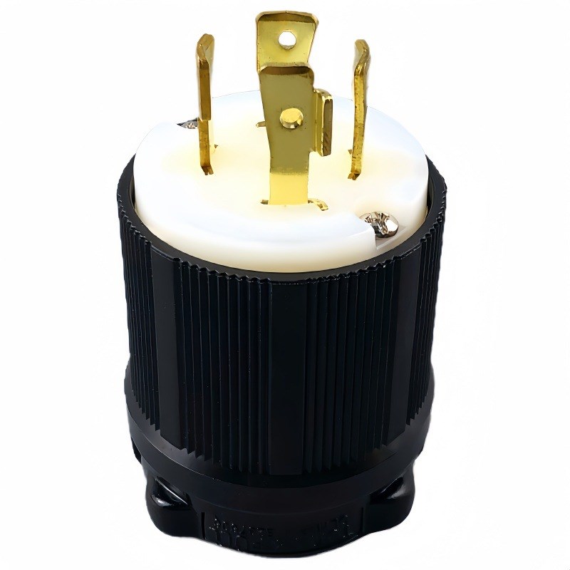 WJ-8433 L17-30P 30A 600V 插头 UL认证 三相四芯插头 防脱落