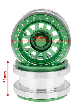 RC遥控模型车 1/6 AXAIL SCX6 升级配件 2.9寸 铝合金轮毂