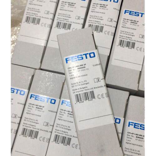 FESTO费斯托用于阀岛数字式输入模块CPX-AP-I-8DI-M8-3P 8086600