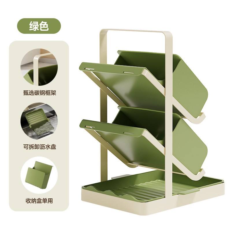 厨房筷子筒沥水架餐具收纳盒台立式勺子叉置物架塑料创意筷托台面