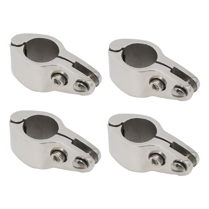 不锈钢316开头滑套 游艇配件船用五金遮阳棚管接头 开体管夹管箍