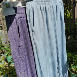 阔腿裤 包邮 防蚊裤 长裤 凉感透气休闲裤 薄款 160女童夏季 110 3样 特