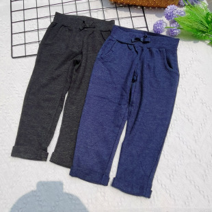 7码 高性价比 女童春秋小中童 3样 小脚裤 小毛圈棉休闲长裤 包邮
