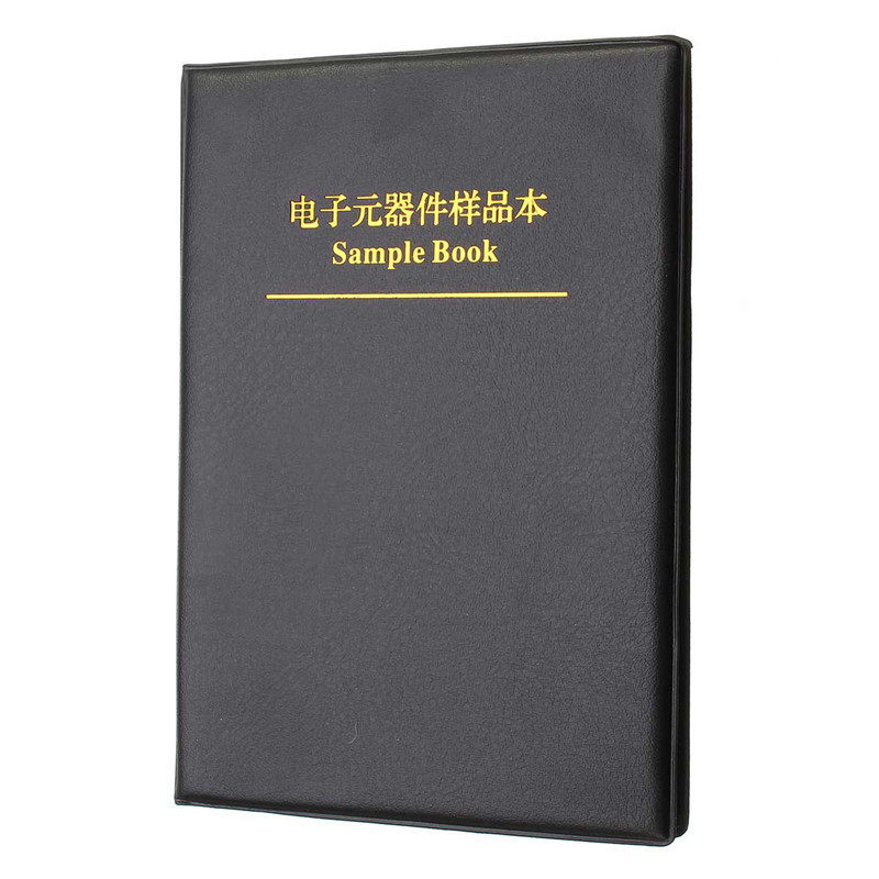 贴片电子元件样品本电阻电容电感样品本空本电子原件包装12行20页