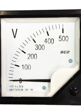 6c2 300V 500V 600V 800V 1000V伏 直流指针式电压表 DC1KV 表头