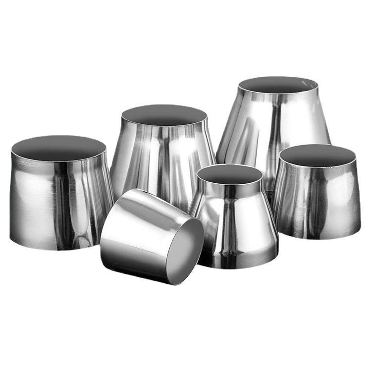 不锈钢304圆管旗杆变径直接全焊32接头大小头同心异径转换头配件