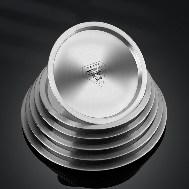配件 盆盖子 304不锈钢盆盖子加厚圆形保鲜盖 单卖 满39包邮