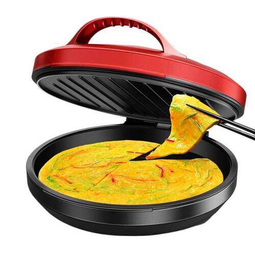 电饼铛家用双面加热电煎锅煎饼机烙烤档煎烤一体少烟不沾锅厂家