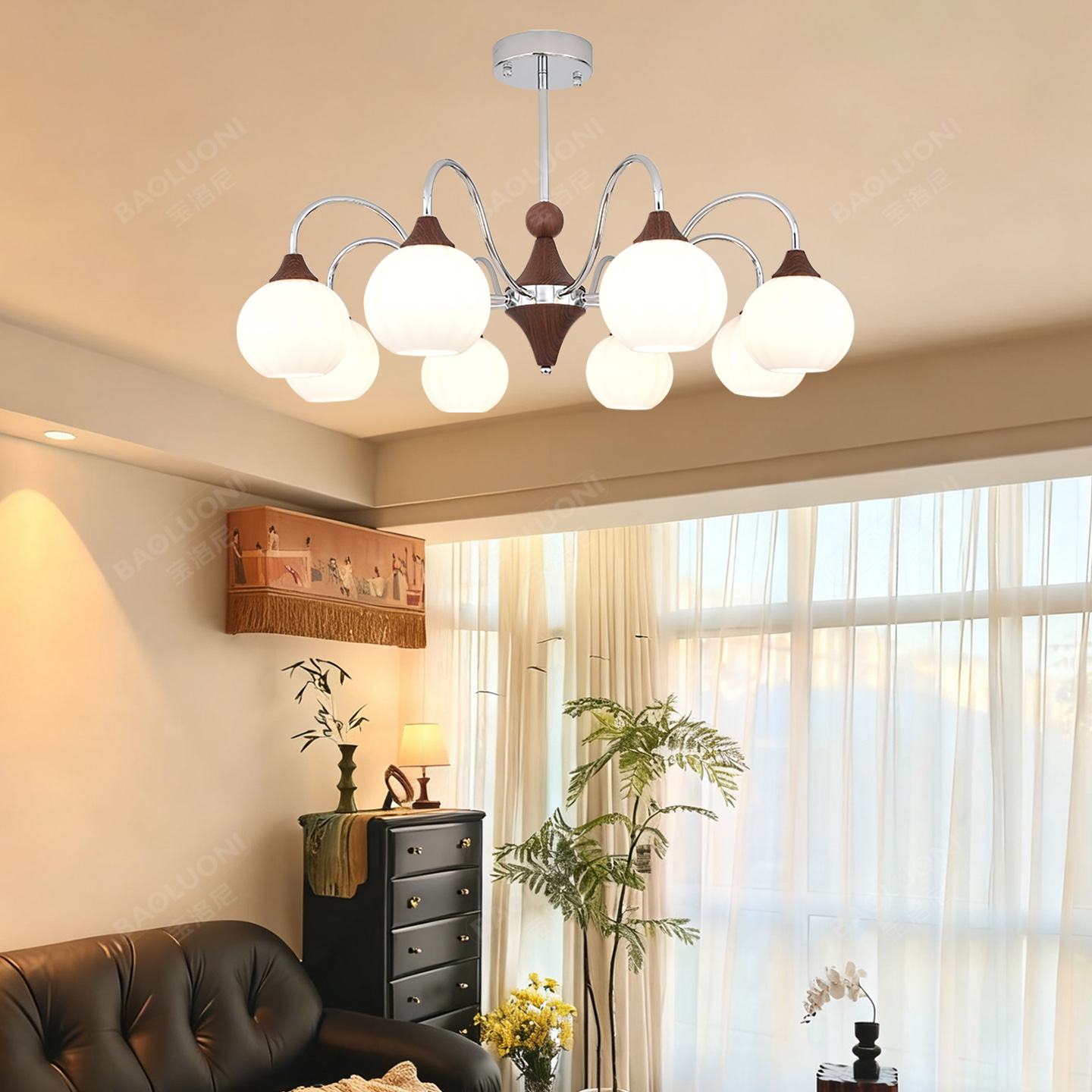 【热销1000+】法式中古客厅吊灯