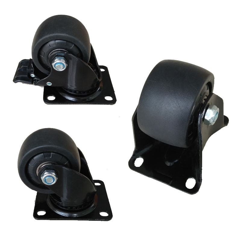 低重心牛仔轮寸2寸寸3寸尼龙万向轮设备轮子手推车轱辘脚轮