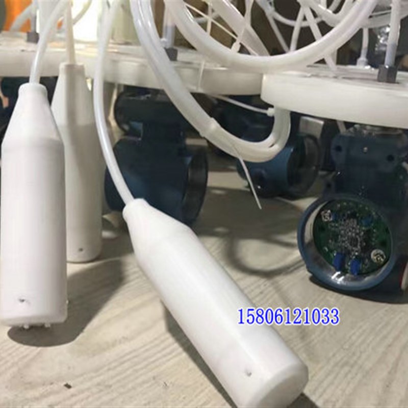 投入式耐腐蚀水位计水位传感器-20M四氟防腐液位变送器耐高温