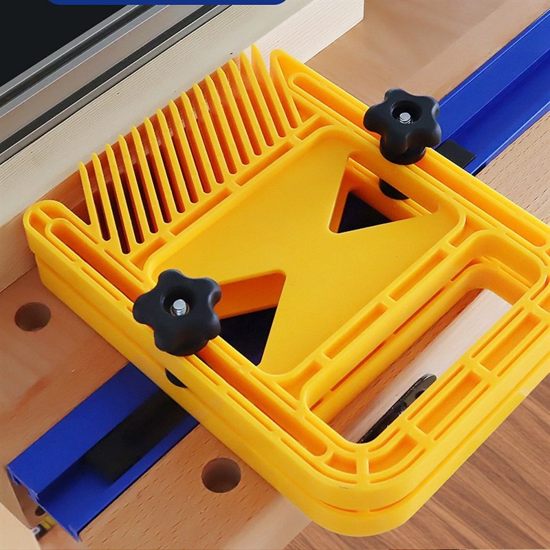 倒装雕刻机电圆锯推台锯带锯机牀木工轨道安全防护装置加长款羽毛