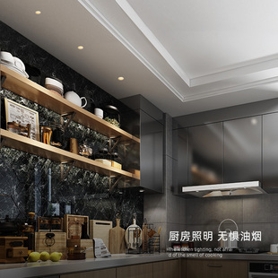 爱斯兰I级超防水浴室窄边框嵌入式天无灯