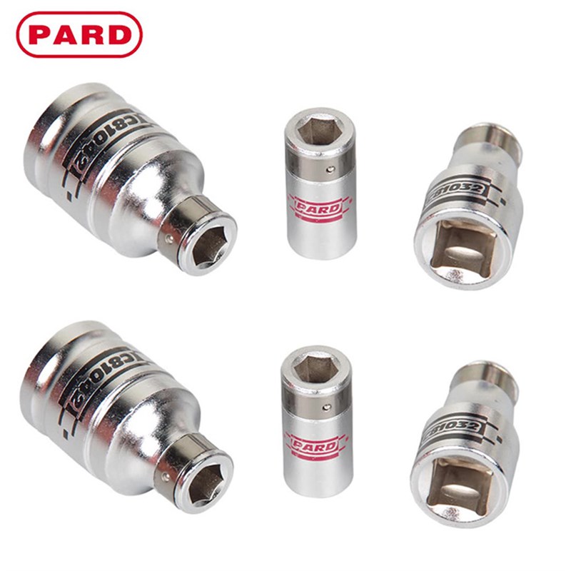 美国PARD 1/4 3/8 1/2旋具夹持器 四方孔转六角孔 旋具接头 夹头