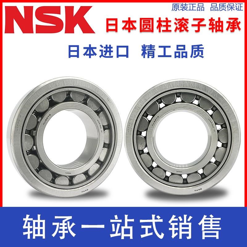 NSK圆柱滚子轴承 NJ/NU/N/NIP/NF204 205 206 207 208 209 EW/EM