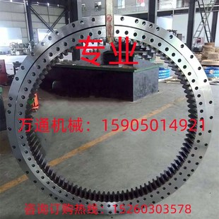 挖机小松斗山现代日立三一转盘回转支撑外齿内齿设备大转盘齿轮盘