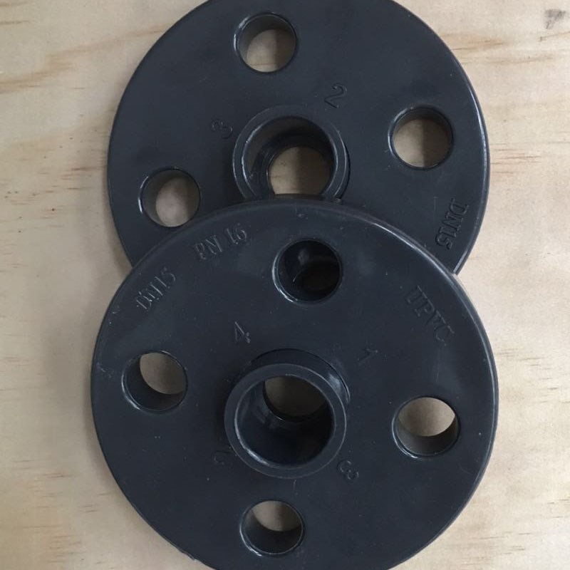 UPVC活套法兰盘 国标UPVC化工配件给水管件法兰 片 法兰塑料接头