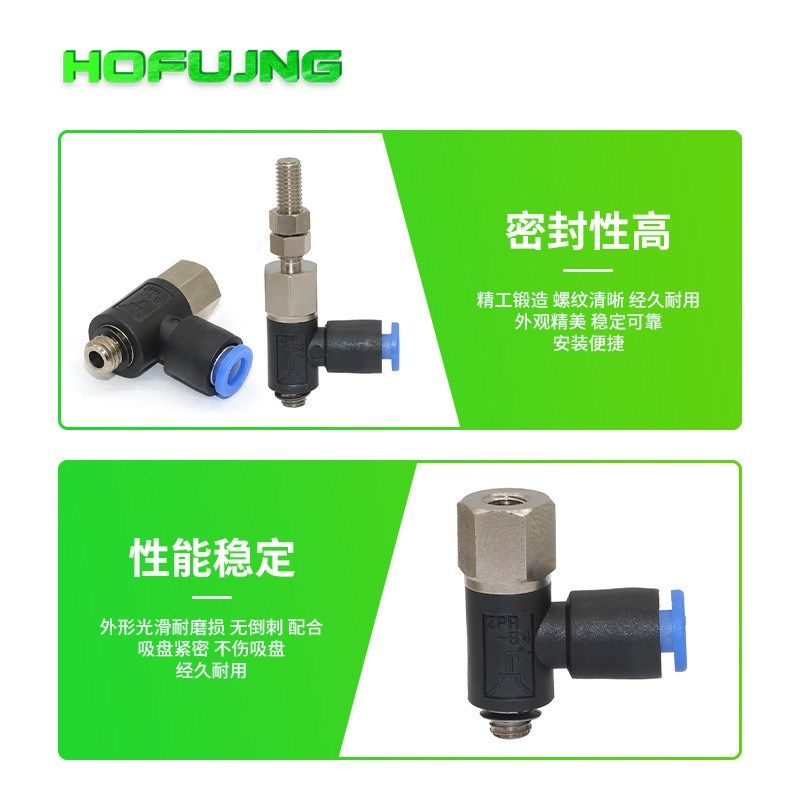 侧进气快换接头 ZPRS/L-04/06/08-B4/B5/B6/A4/A68无缓冲金具支架